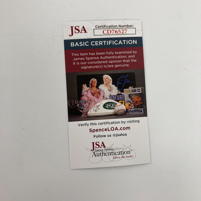 Clyde Bulldog Turner Signed NFL Wilson Game Football JSA COA RARE