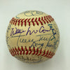 Willie Mays Hank Aaron Hall Of Fame Multi Signed Baseball 33 Sigs JSA COA