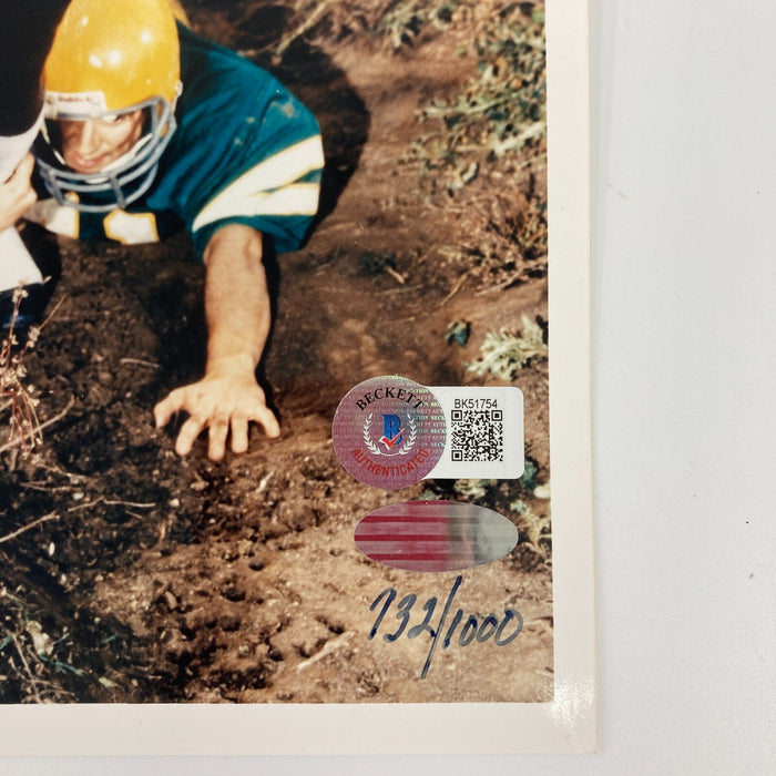 Walter Payton "Sweetness 16,726 Yards" Signed Inscribed 8x10 Photo Beckett COA