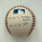 Duke Snider Signed Heavily Inscribed Career STAT Baseball Reggie Jackson COA