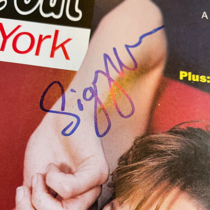 Sigourney Weaver Signed Autographed Timeout New York Magazine JSA COA