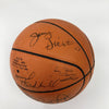 1985-1987 Boston Celtics Team Signed Basketball JSA COA