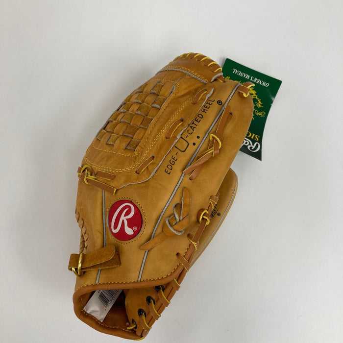 Derek Jeter Signed 1996 Rookie Of The Year Rawlings Baseball Glove PSA DNA COA