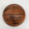 1975-76 Boston Celtics NBA Champs Team Signed Game Used Basketball Beckett COA