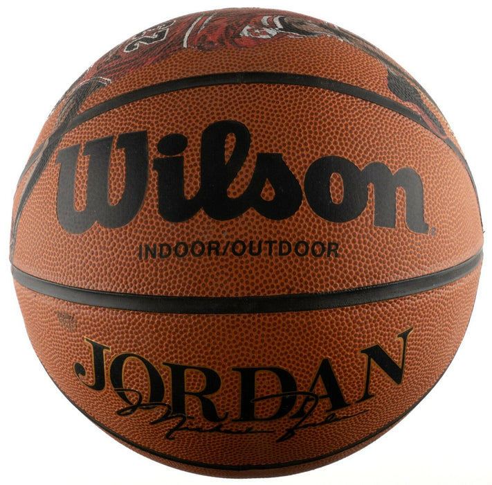 Michael Jordan Signed Autographed Wilson Basketball UDA Upper Deck COA