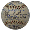 The Finest 1930 NY Yankees Team Signed Baseball Babe Ruth & Lou Gehrig JSA COA