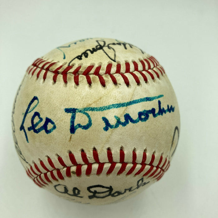Willie Mays 1950's New York Giants Legends Multi Signed Baseball PSA DNA COA