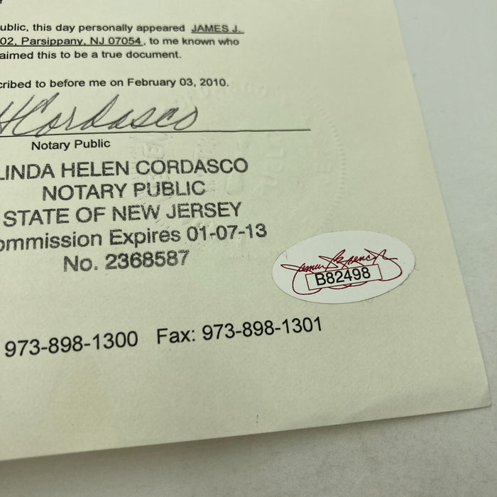 Mickey Mantle & Roger Maris Hall Of Fame Multi Signed Baseball JSA COA