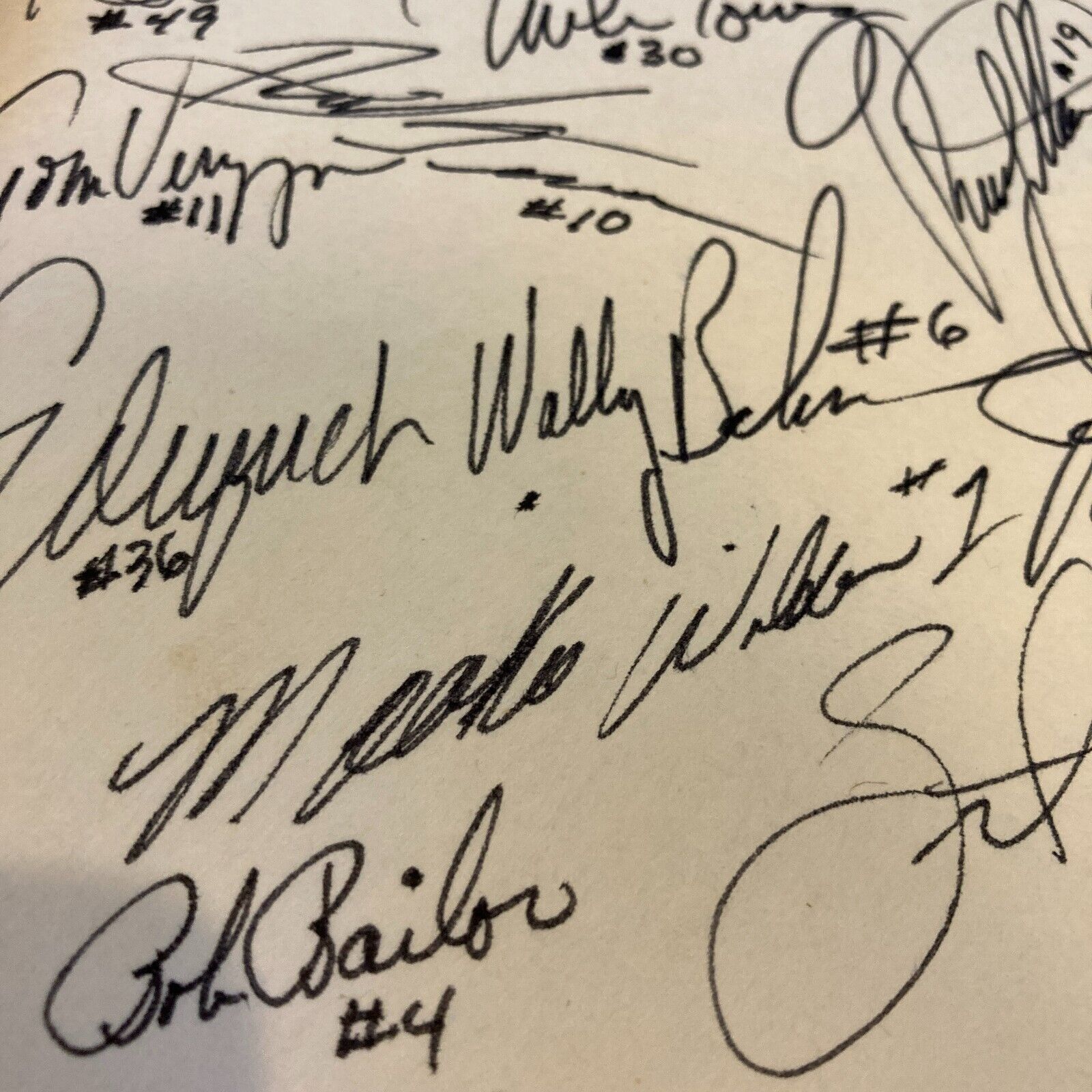 Autigraph Sheet 1983 New York Mets Team Signed Autographed Sheet — Showpieces Sports