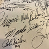 1983 New York Mets Team Signed Autographed Sheet