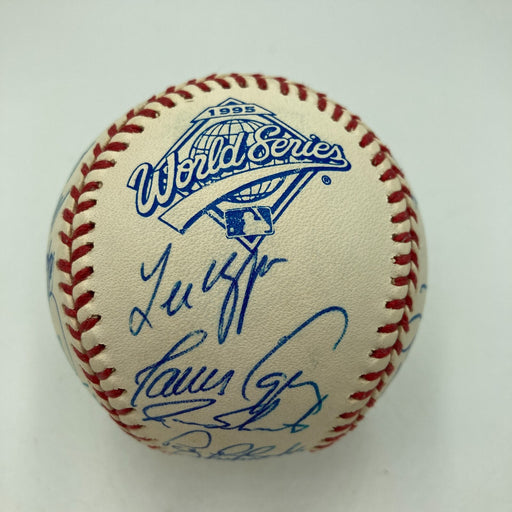 1995 Atlanta Braves World Series Champs Team Signed W.S. Baseball Beckett COA