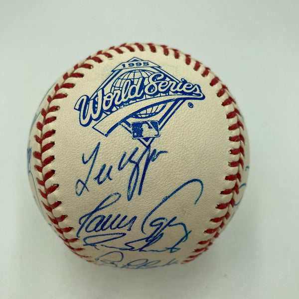 1995 Atlanta Braves World Series Champs Team Signed W.S. Baseball Beckett COA