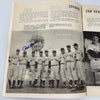 1956 New York Yankees World Series Champs Team Signed Yearbook Mickey Mantle JSA