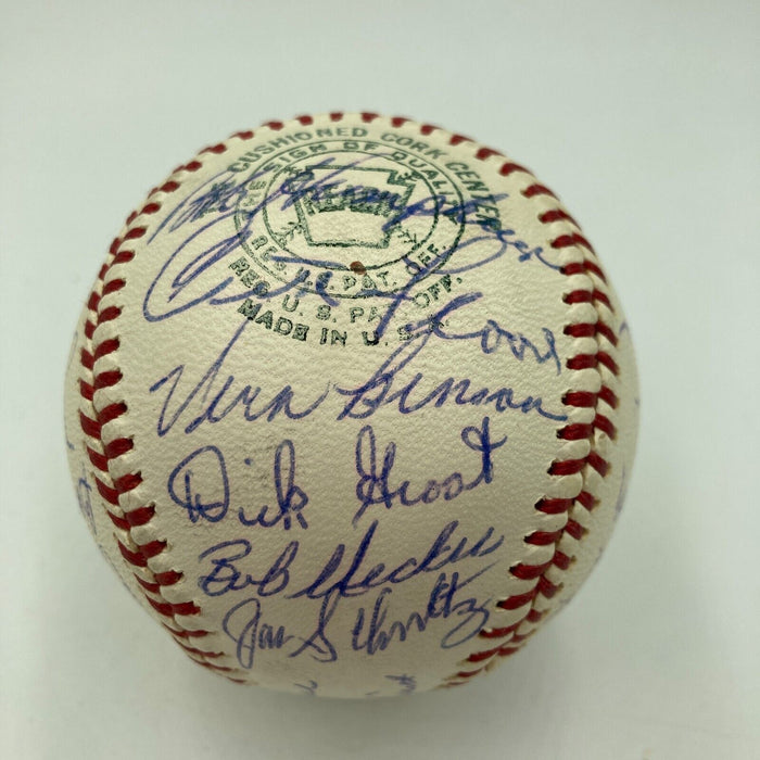 1964 St. Louis Cardinals World Series Champs Team Signed Baseball Beckett COA