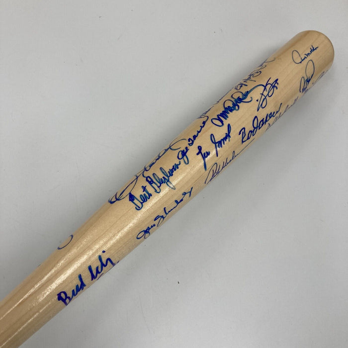 Derek Jeter 2021 Hall Of Fame Induction Signed Baseball Bat 32 Sigs Beckett COA