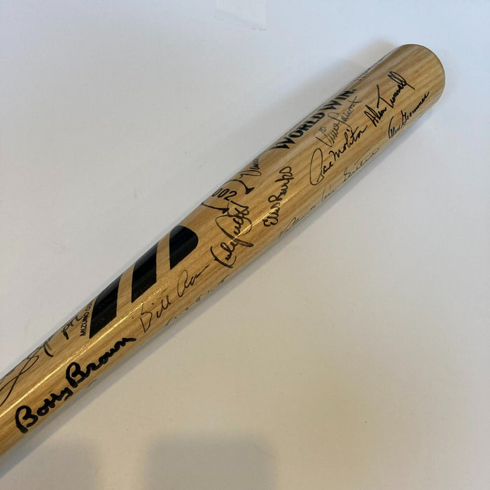 1989 All Star Game Team Signed Bat 32 Sigs With Kirby Puckett JSA COA