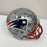 Tom Brady 2007 New England Patriots AFC Champs Team Signed Helmet 54 Sigs JSA