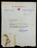 Mickey Mantle Early Career 1953 Signed New York Yankees Letter To Fan Beckett