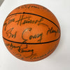 Bill Russell Red Auerbach Boston Celtics HOF Legends Signed Basketball Beckett