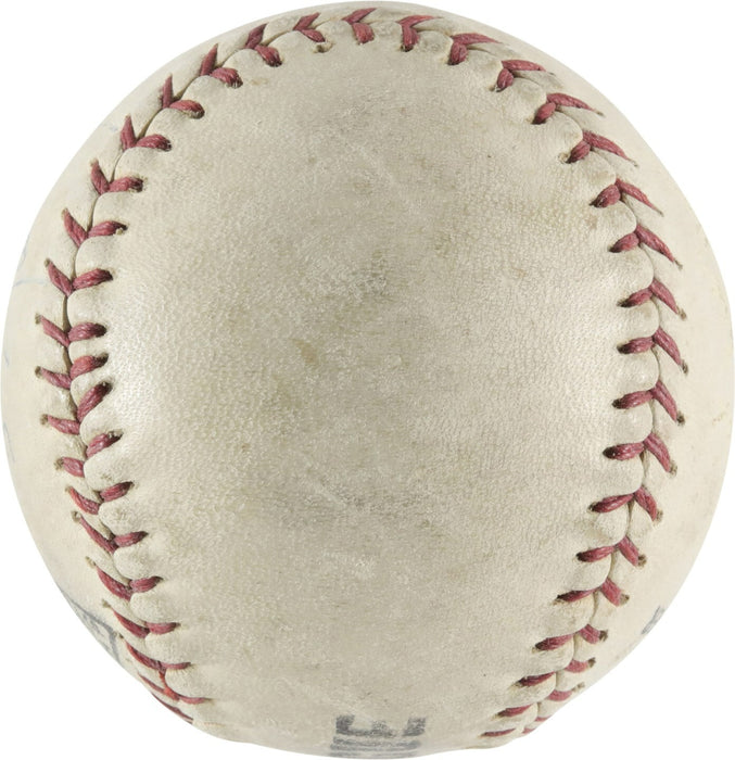 Jimmy Stewart & Monty Stratton "The Stratton Story" Dual-Signed Baseball PSA