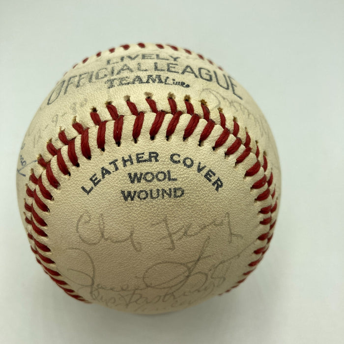 Mickey Mantle Joe DiMaggio Hall Of Fame Multi Signed Baseball Beckett COA