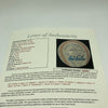 Willie Mays Hank Aaron Hall Of Fame Multi Signed Baseball JSA COA