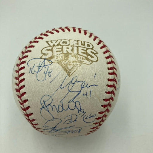 2009 New York Yankees Team Signed World Series Baseball Derek Jeter JSA COA