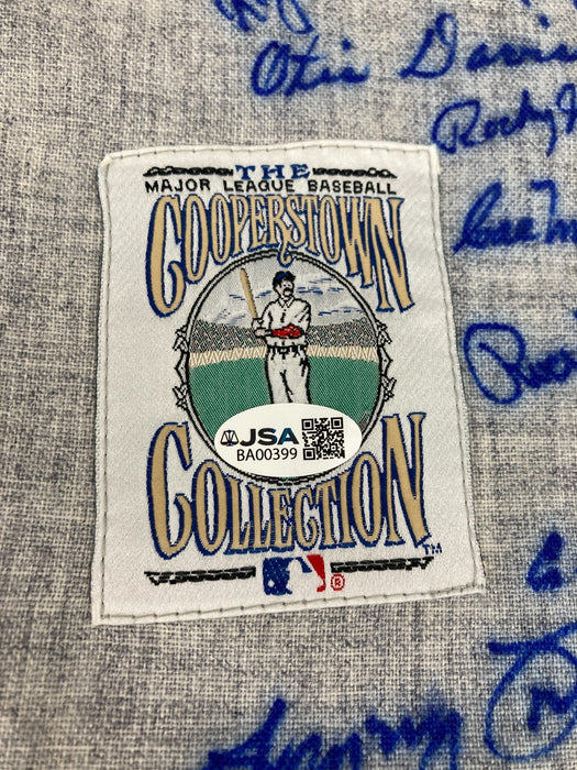 The Finest Brooklyn Dodgers Multi Signed Jersey 98 Sigs! Sandy Koufax JSA COA