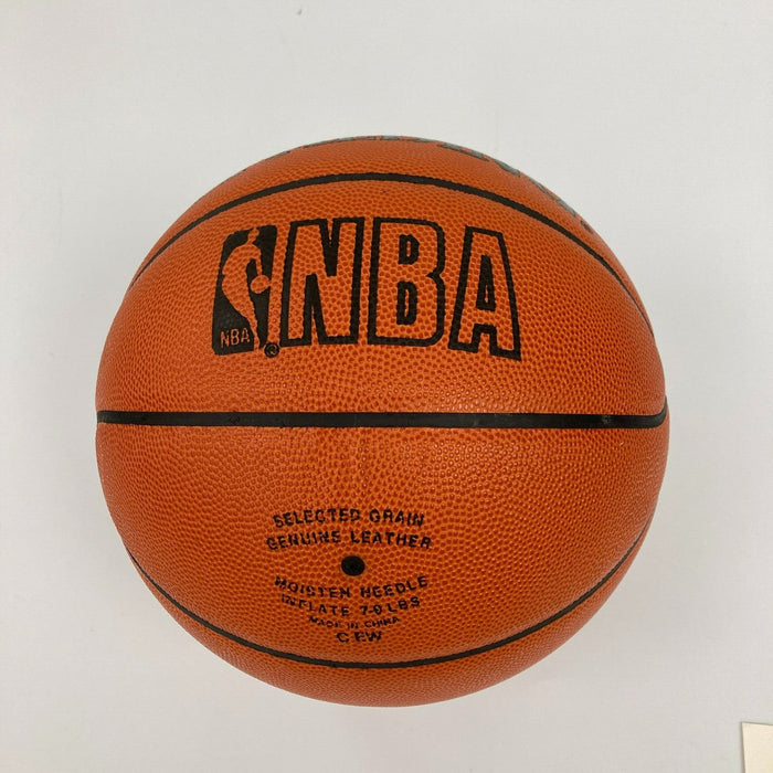 1985-86 Boston Celtics NBA Champs Team Signed Official NBA Game Basketball JSA