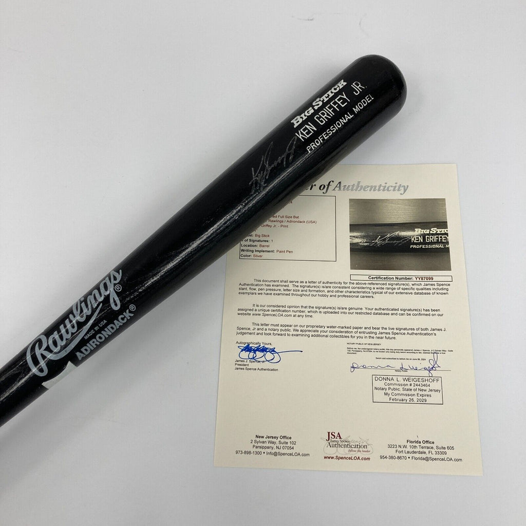 Ken Griffey Jr. Signed Rawlings Big Stick Game Model Baseball Bat