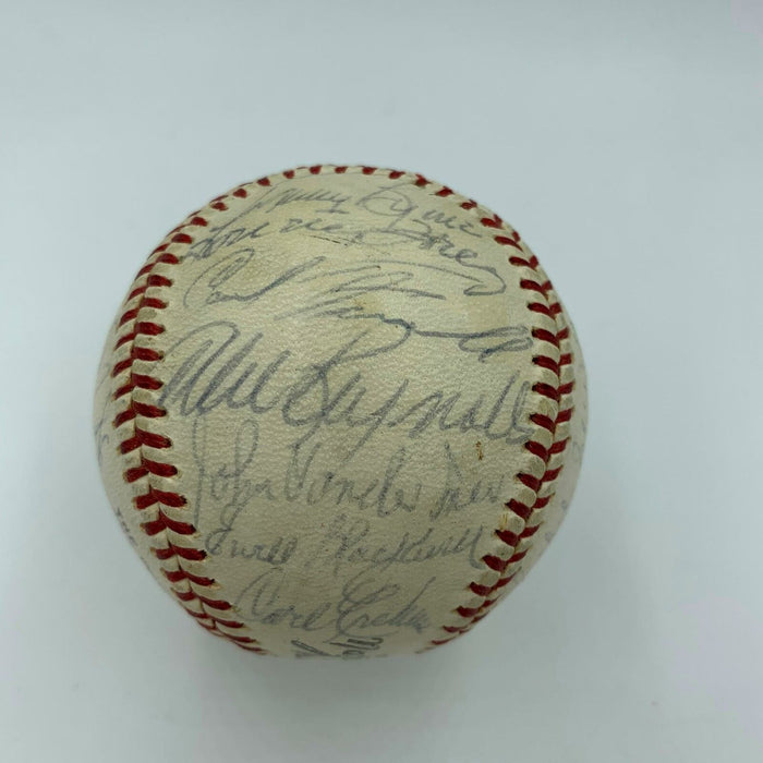 Joe Medwick Billy Martin New York Yankees Legends 1940's Signed NL Baseball