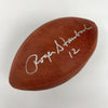 Roger Staubach #12 Signed Official NFL Wilson Game Football JSA COA