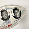 1989 HOF Induction Signed Football 45 Sigs Johnny Unitas Bart Starr Landry JSA