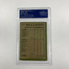 1971 Topps Brooks Robinson Signed Baseball Card Auto PSA DNA