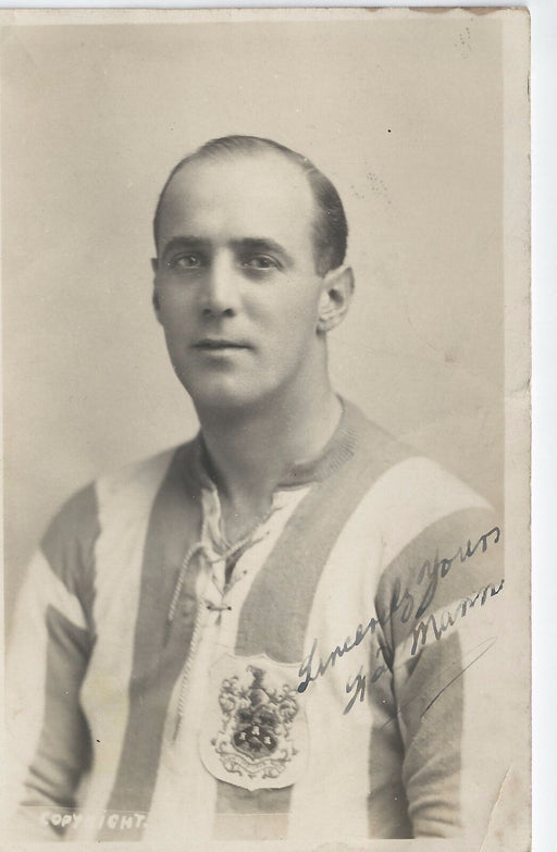 Rare 1920's Original Huddersfield AFC Signed Autographed Football Postcard