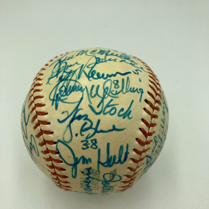 1976 Oakland A's Athletics Team Signed American League Baseball PSA DNA COA