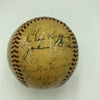 Babe Ruth & Lou Gehrig Sweet Spot 1934 Yankees Team Signed Baseball JSA COA