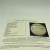 Bill Wambsganss Single Signed Baseball World Series Unassisted Triple Play JSA