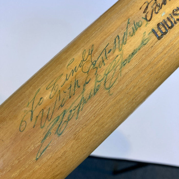 Roberto Clemente Signed 1971 Game Issued Baseball Bat PSA DNA & JSA COA