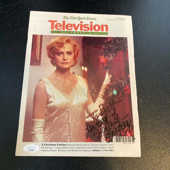 Swoosie Kurtz Signed Autographed New York Times Magazine JSA COA