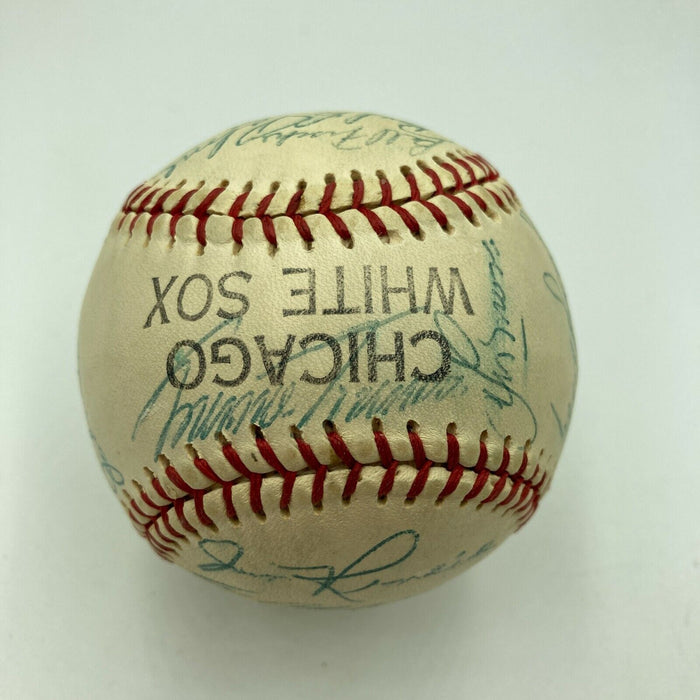 1955 Chicago White Sox Team Signed Autographed Baseball With Nellie Fox