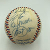 1995 All Star Game Team Signed Baseball Cal Ripken Jr & Kirby Puckett