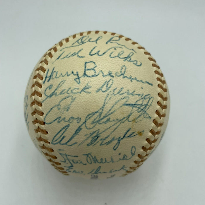 Beautiful 1947 St. Louis Cardinals Team Signed Baseball JSA COA