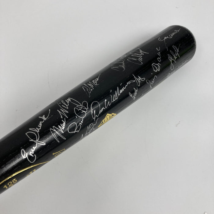 1997 Cleveland Indians AL Champs Team Signed World Series Baseball Bat Beckett