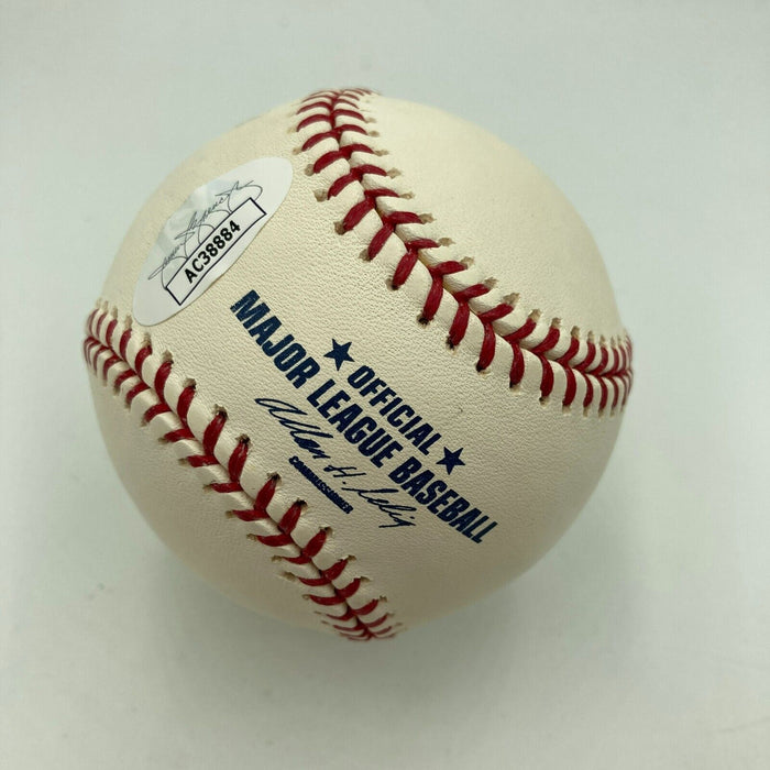 Steve Carlton #32 Retired 7-29-1989 Signed Hall Of Fame MLB Baseball JSA COA