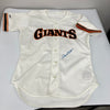 Willie Mays Signed Authentic San Francisco Giants Game Model Jersey Beckett COA