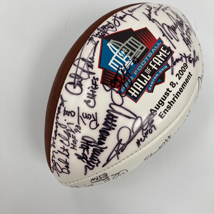 Rod Woodson 2009 Hall Of Fame Enshrinement Signed Football 43 Signatures