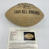1964 All Americans Team Signed Football Fred Biletnikoff  Gale Sayers JSA COA