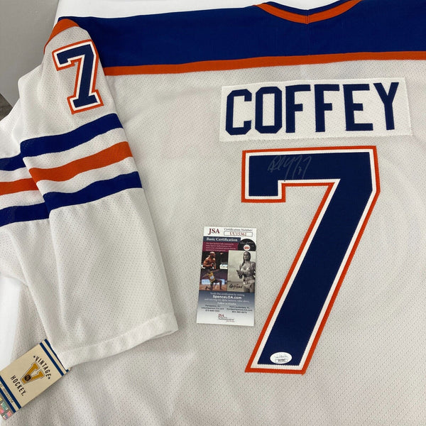 Paul Coffey Signed Authentic Edmonton Oilers Jersey CCM JSA COA