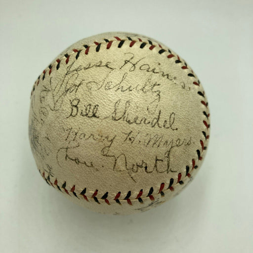 1924 St. Louis Cardinals Team Signed Baseball Rogers Hornsby Bottomley JSA COA